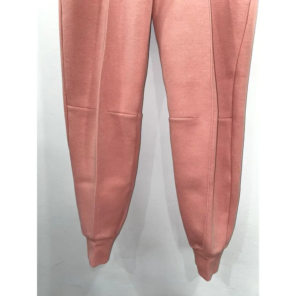 Nike Womens Fleece Joggers Dusty Rose Pink Sweatpants Drawstring S BARELY USED